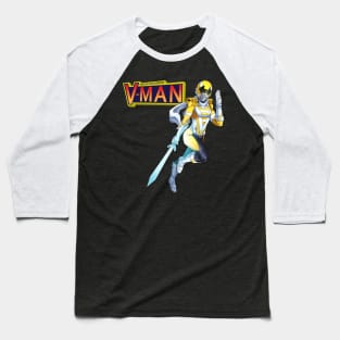 Millennial V-Yellow Baseball T-Shirt